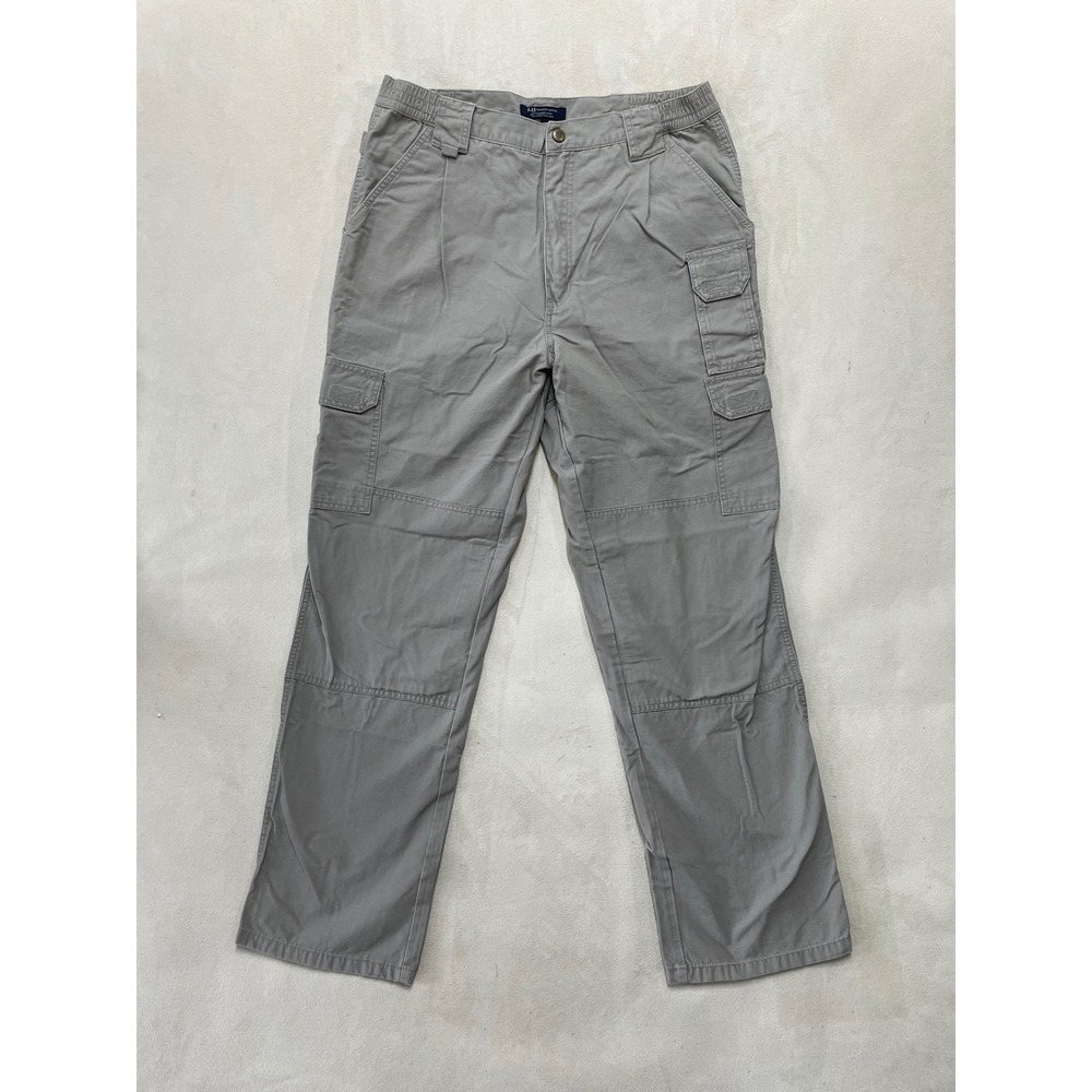 5.11 Tactical Series Mens Gray Cotton Cargo Pants 74251 Size 34x32 Workwear
